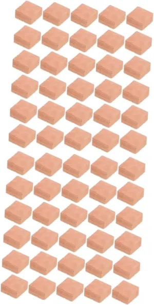 Kisangel 4sets 40pcs Miniature Simulation Bricks for DIY Micro Landscaping and Model Building Square Shape Brick Decors for Design and Imaginative Play 40pcs*4