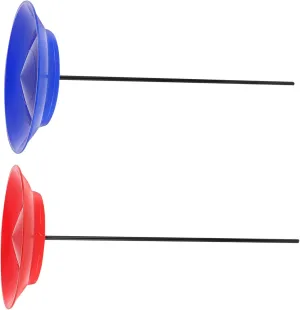 Kisangel Educational Juggling Set Kids' Toy with 2 Sticks Plates Ideal for Motor Skill Development Circus Play