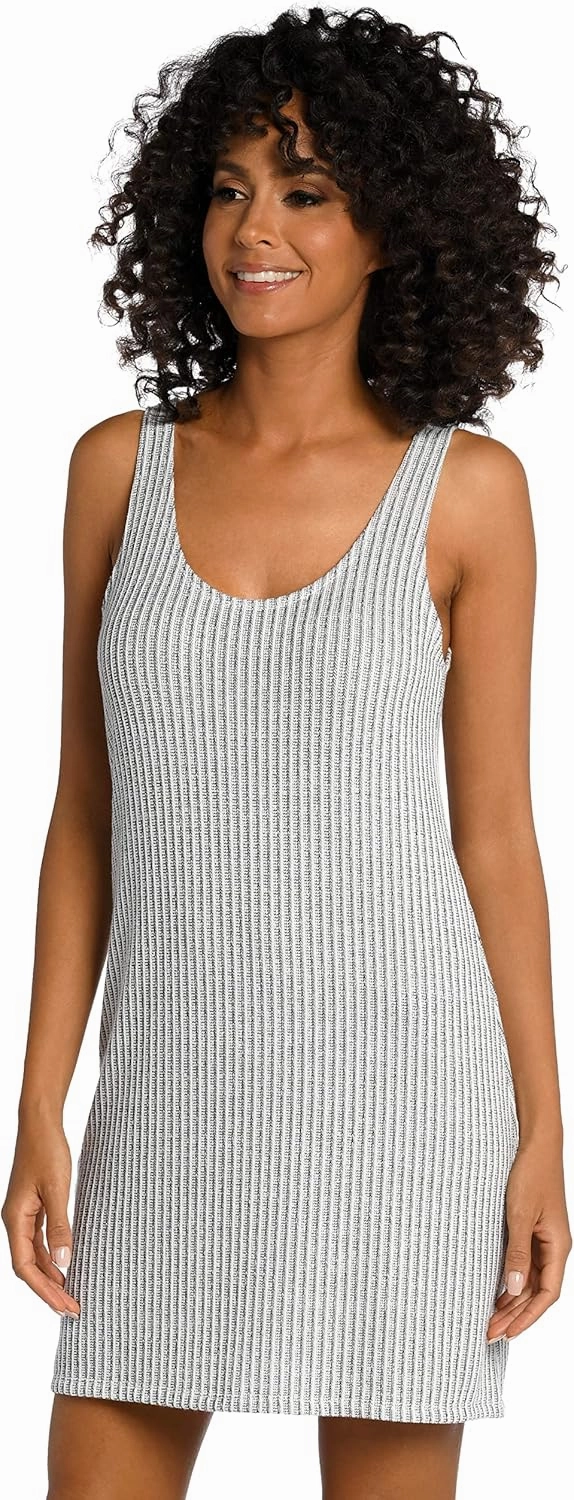 La Blanca Women's Standard Sleeveless Mini Dress Swimsuit Cover Up