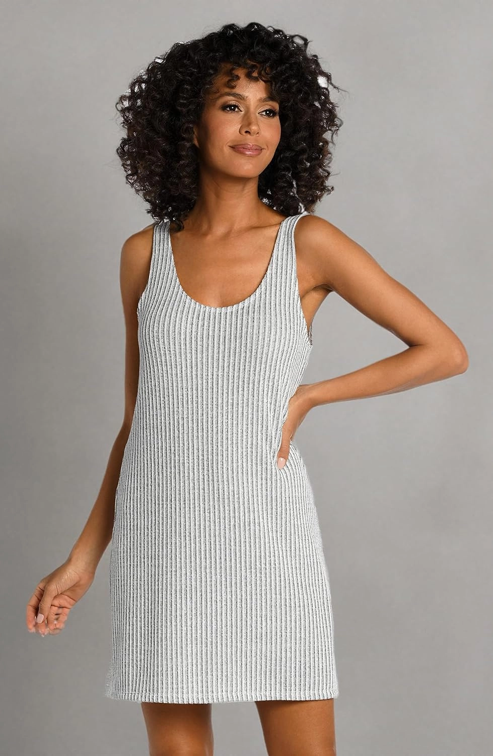 La Blanca Women's Standard Sleeveless Mini Dress Swimsuit Cover Up