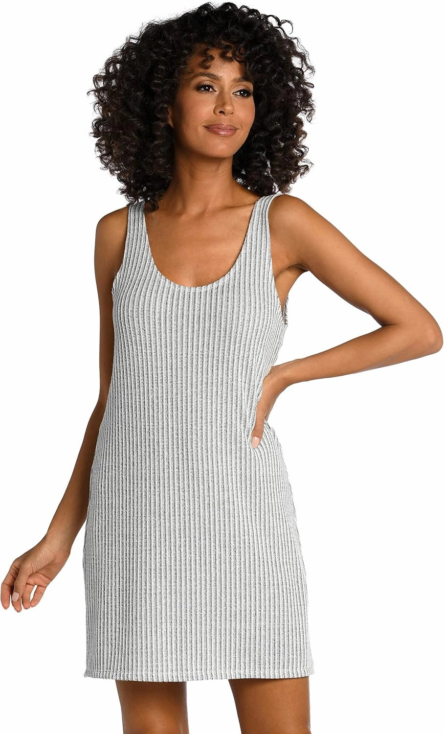 La Blanca Women's Standard Sleeveless Mini Dress Swimsuit Cover Up