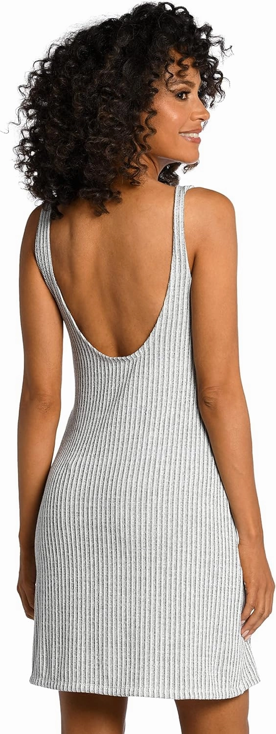 La Blanca Women's Standard Sleeveless Mini Dress Swimsuit Cover Up