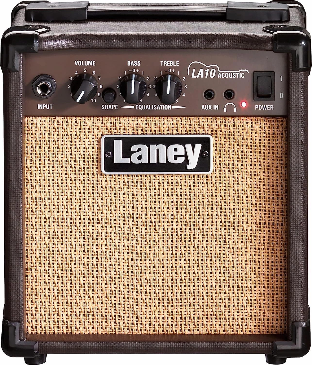 Laney LA10 Acoustic Guitar Combo 10W 5 Inch Woofer, Black