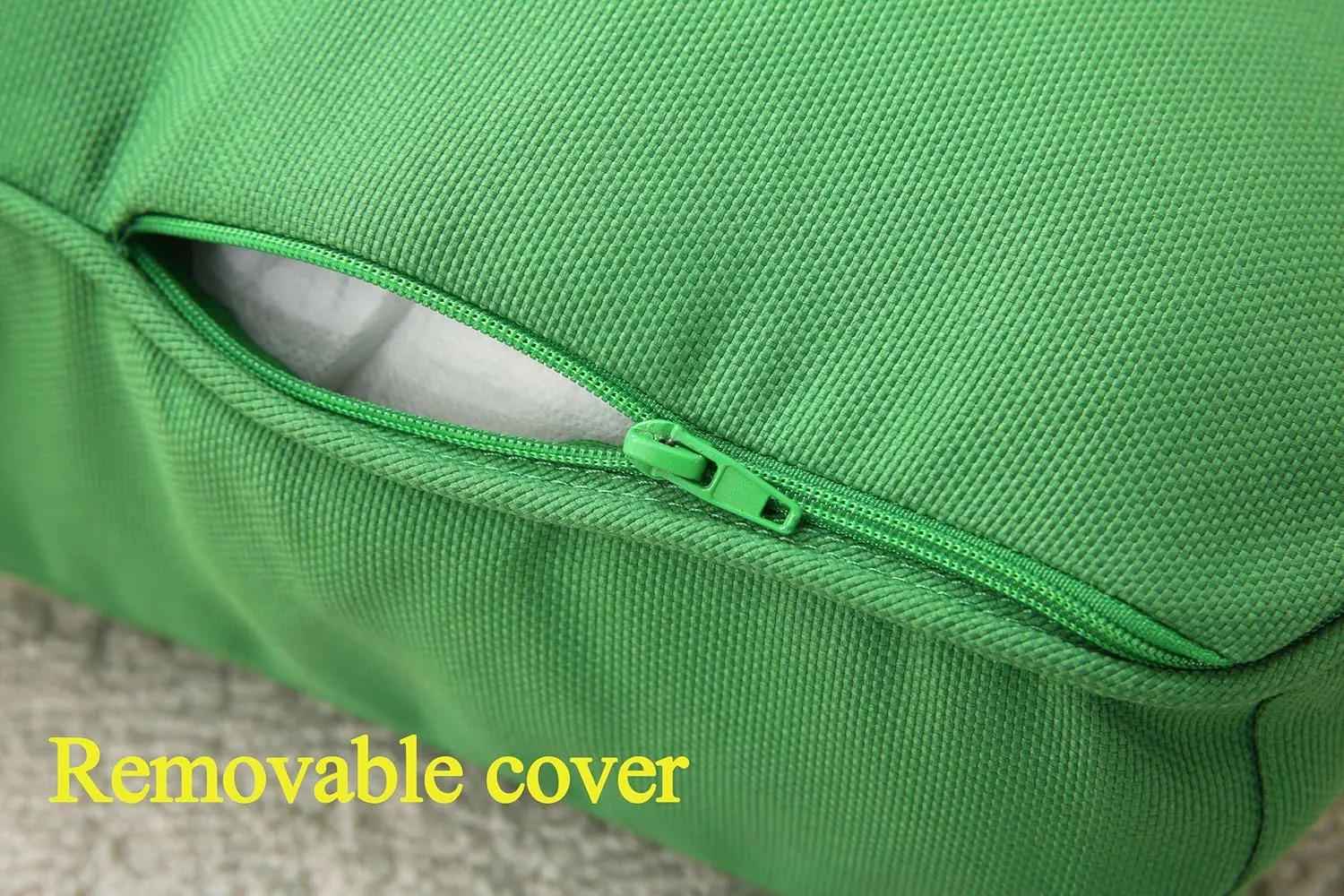 Large Floor Pillow Meditation Cushion Square Floor Cushions for Adults,Premium Washable Outdoor Cushions Seat-Yoga Pillows for Sitting on Floor 18" Green