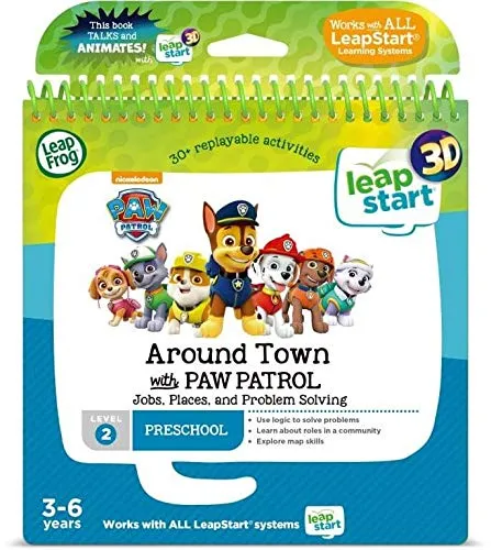 LeapFrog LeapStart 3D BK - Paw Patrol, Around Town With Paw Patrol
