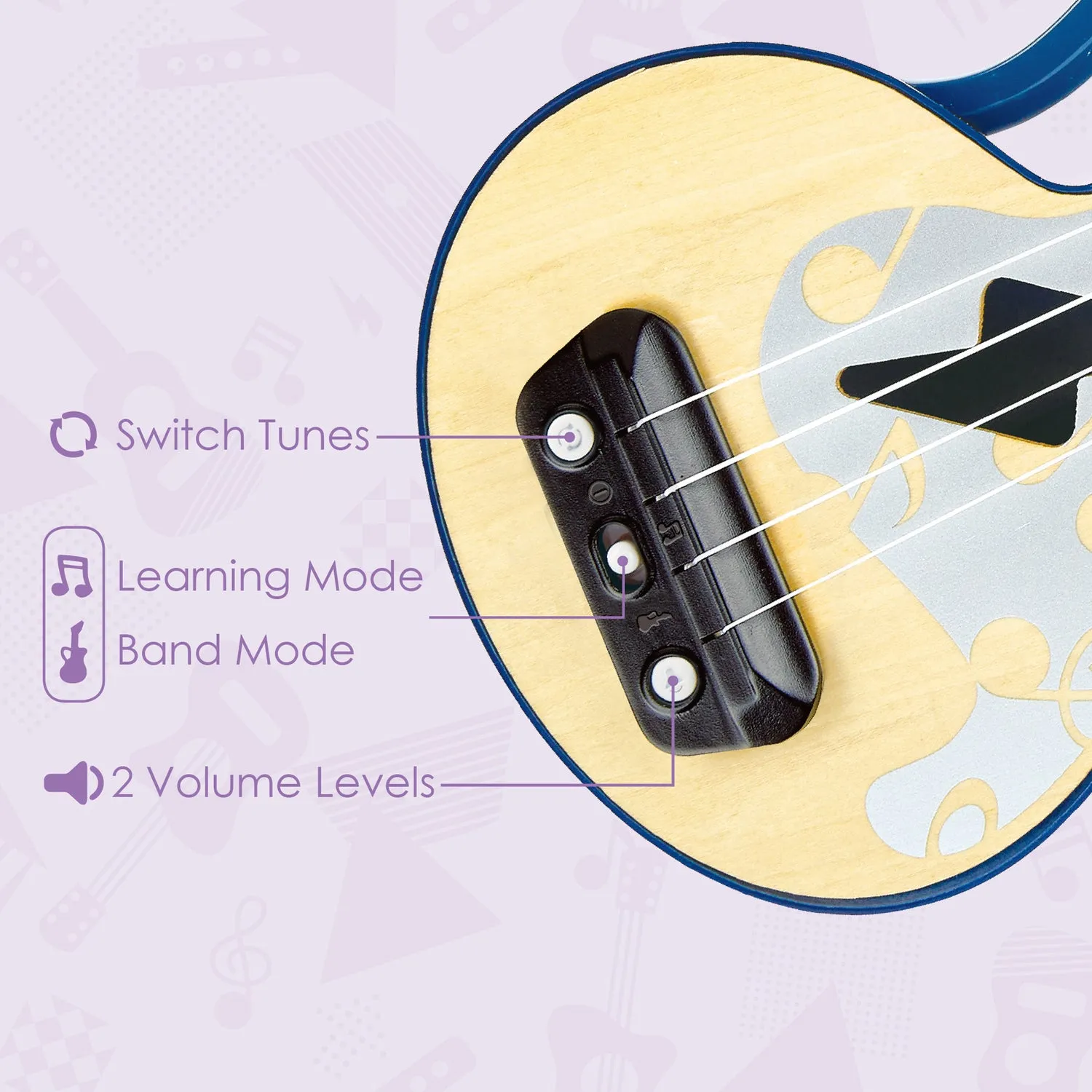 Learn With Lights Ukulele  Blue