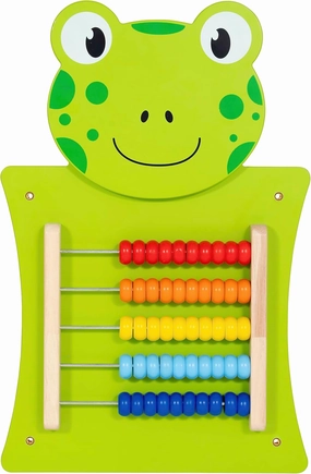 Learning Advantage Frog Activity Wall Panel - 18M  - In Home Learning Activity Center - Wall-Mounted Toy for Kids - Decor for Bedrooms and Play Areas