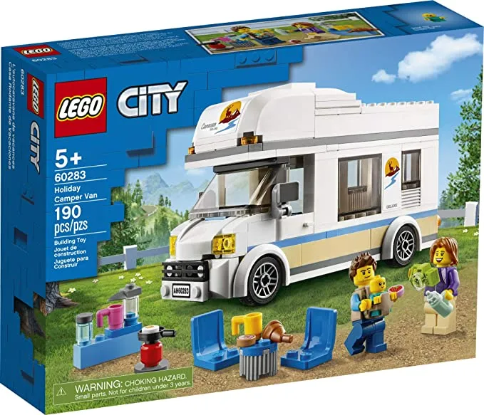 Lego City Holiday Camper Van Building Kit; Cool Vacation Toy for Kids (190 Pieces)