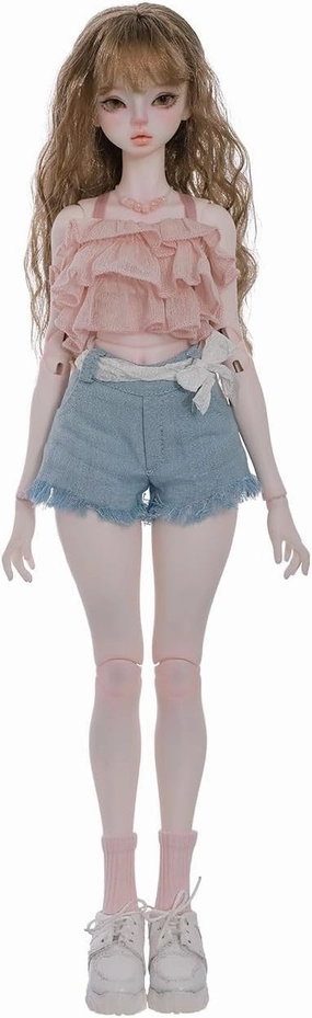 Lenabjd Bjd Doll 1/4 Modern Style wtih Summer Cool Wear Resin Toy for 15  Year Old