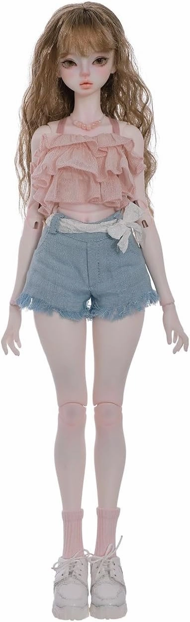 Lenabjd Bjd Doll 1/4 Modern Style wtih Summer Cool Wear Resin Toy for 15  Year Old