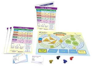Lines & Angles Learning Center Game - Grades 3-5