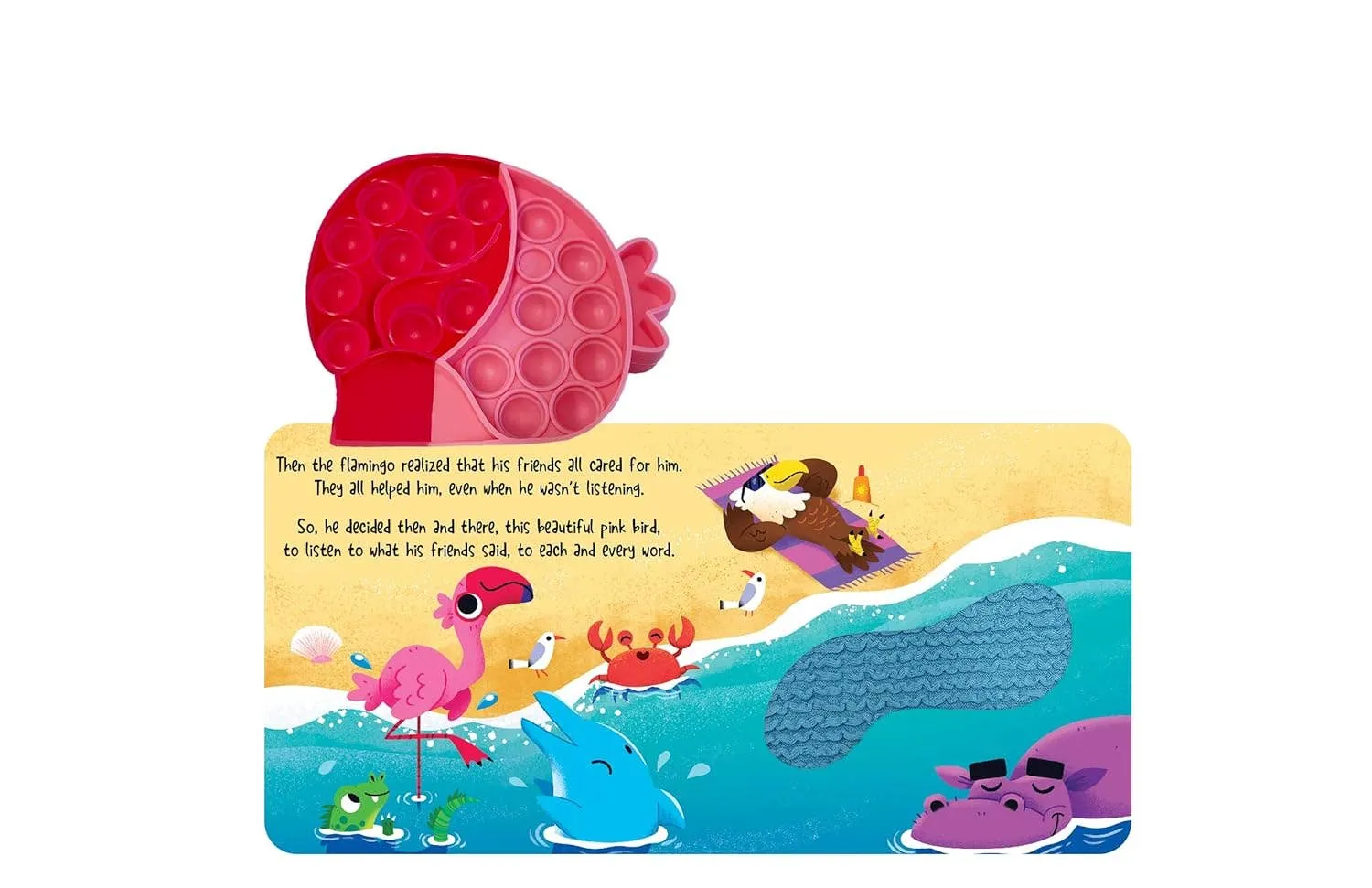 Little Flamingo - Your Sensory Fidget Friend Board Book