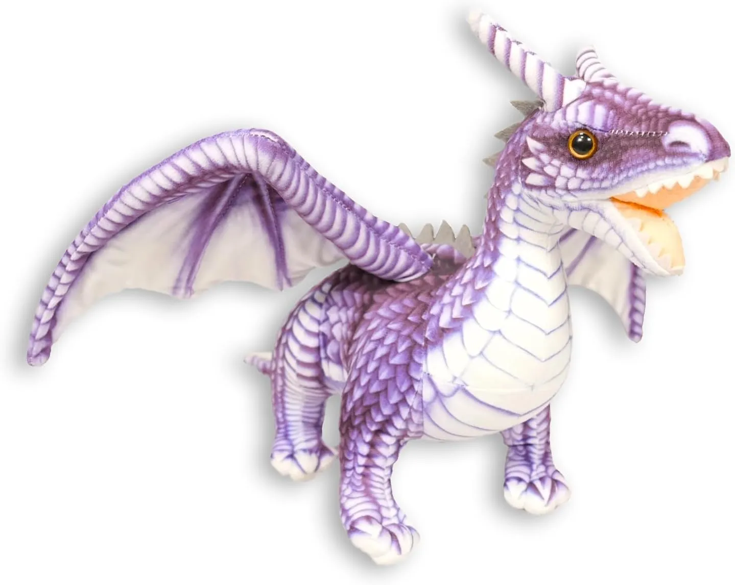 Little Flying Dragon - Cute Dinosaurs Stuffed Animal Plush Toy, 16.5 Inch Adorable Soft Dragon Toy Plushies Gifts for Kids Babies Toddlers (Purple)