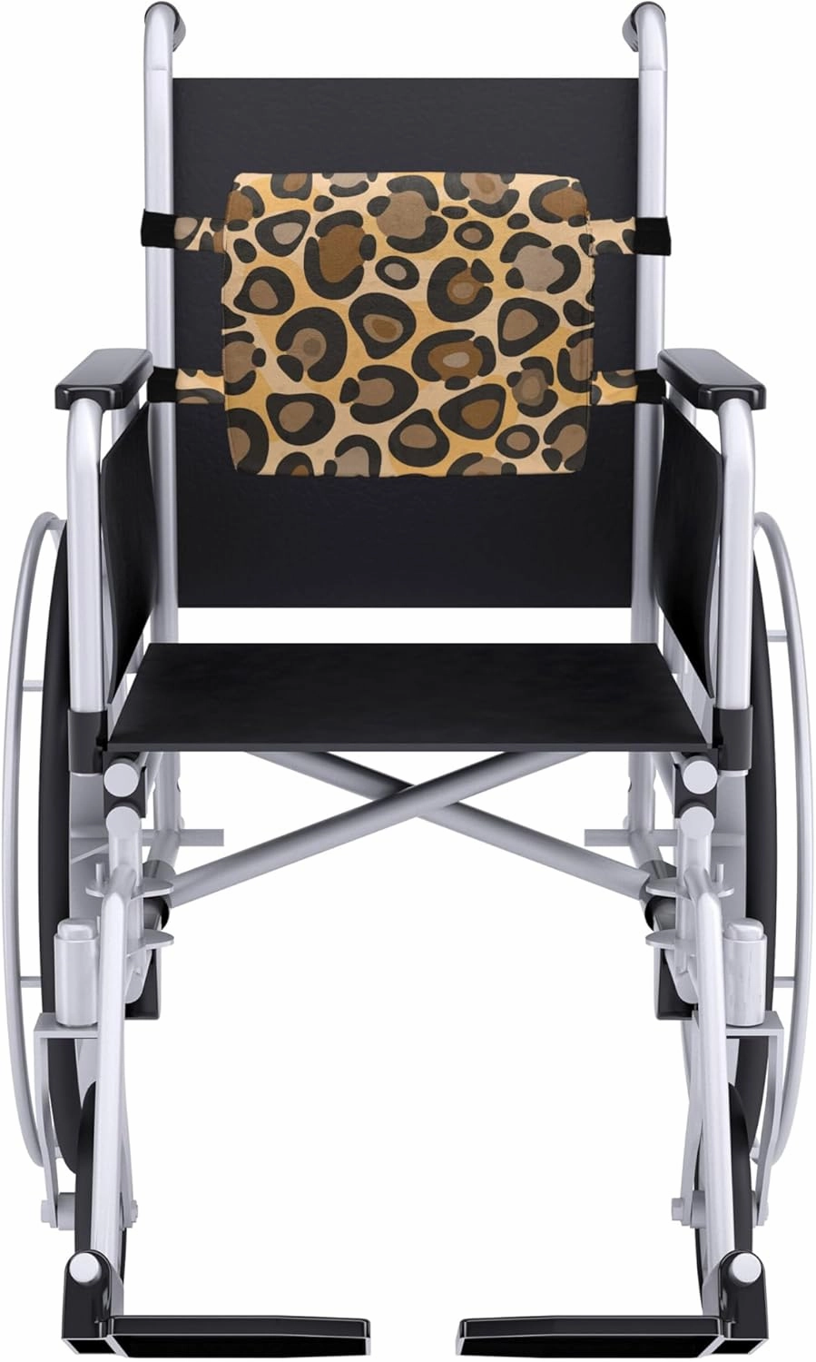 Lunarable Animal Print Lumbar Back Support Pillow, Cartoonish Design Leopard Skin Wild Nature Savannah Fauna Fashion Pattern, High Density Foam for Office Chairs Car Seats, 14" x 13", Multicolor