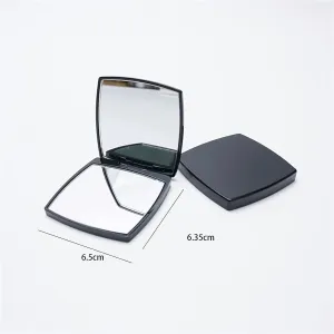 MaGiLL Mirror (No Logo) Mini Mirror Square Shape Girl Mini Double Sides Portable Mirror Pocket Makeup Cosmetics Compact Mirrors