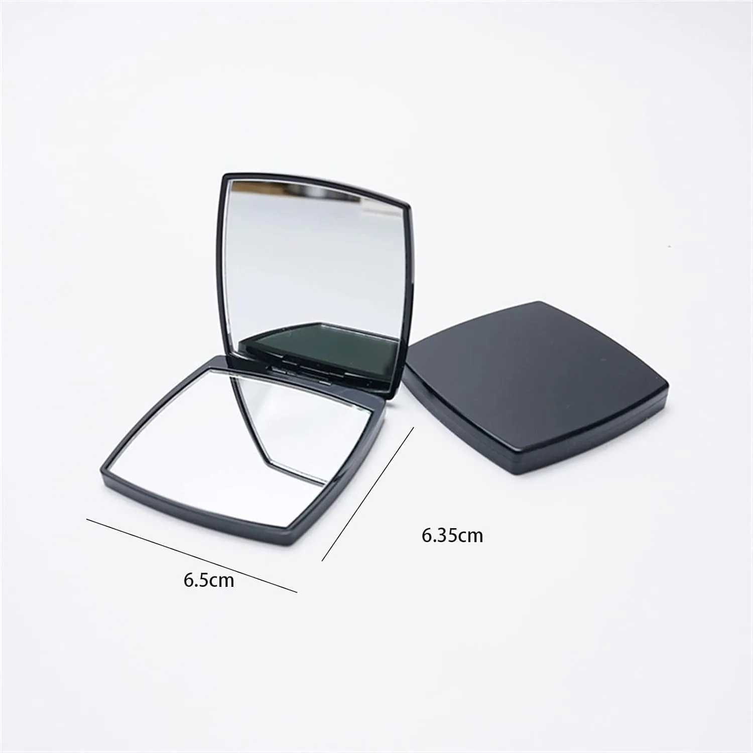 MaGiLL Mirror (No Logo) Mini Mirror Square Shape Girl Mini Double Sides Portable Mirror Pocket Makeup Cosmetics Compact Mirrors
