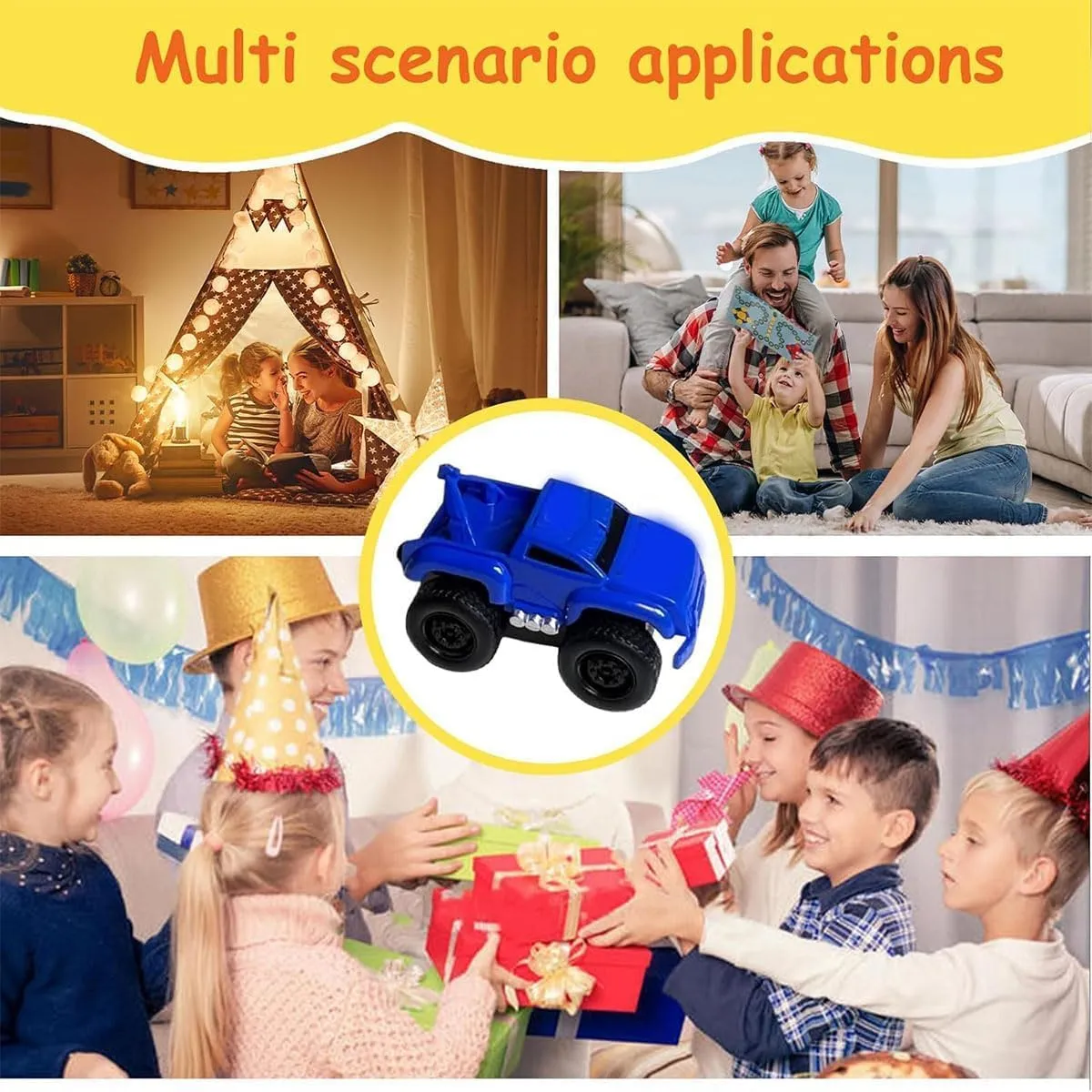Magnetic Wall Climbing Toy Car,Anti-Gravity Climber Toys,Travel On Vertical Surfaces Such As Walls and Ceilings (3pcs)
