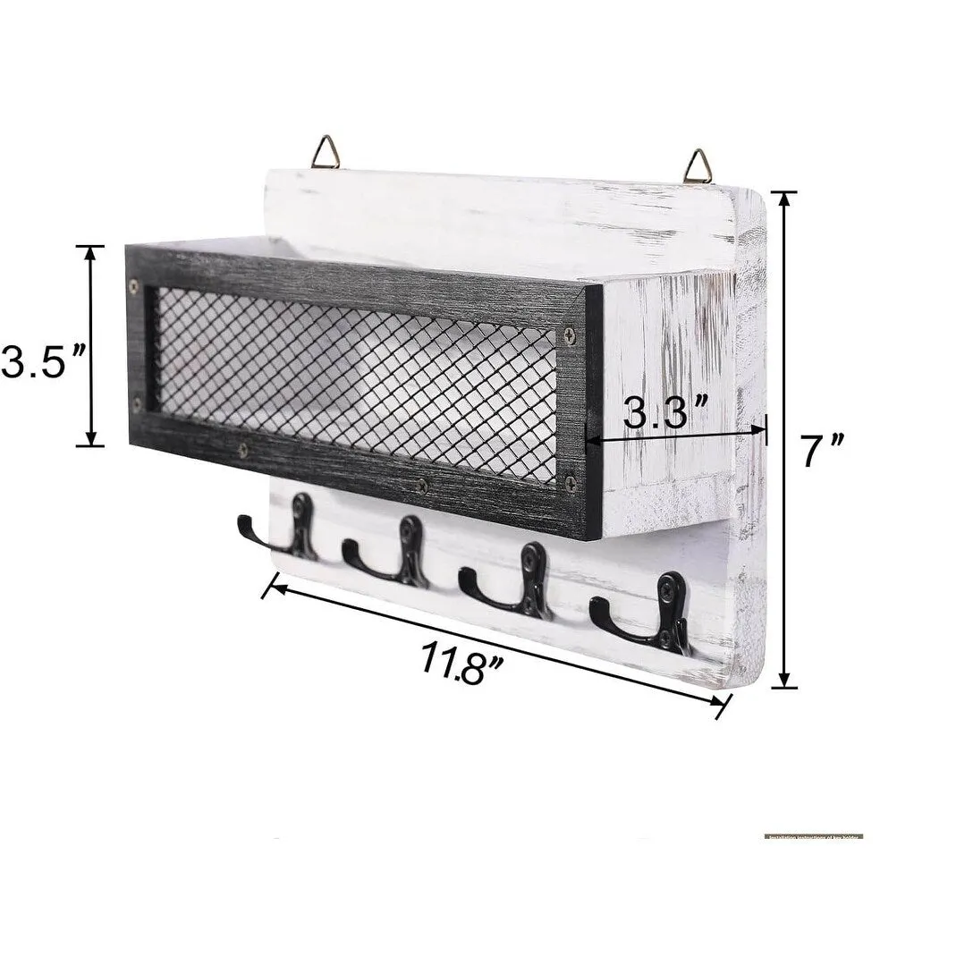 Mail and Key Holder for Wall Decorative