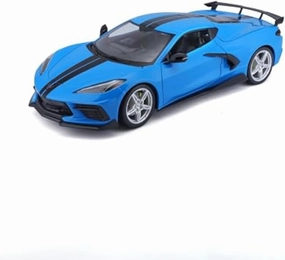 Maisto 1:18 Special Edition 2020 Chev Corvette Stingray Z51 (High-Wing) Blue