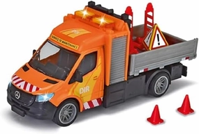 Majorette - Grand Series - Mercedes Sprinter Tipper - 15 cm (1:43 scale) - Sounds and Lights - Ages 3 and above - 213742001002