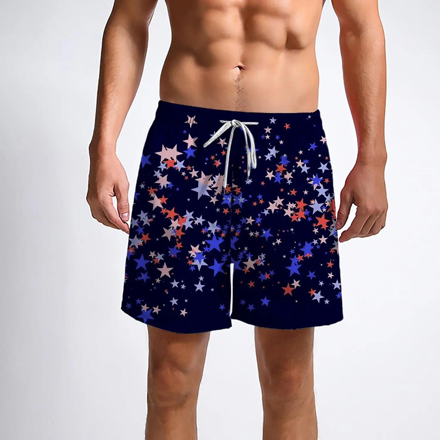 Men's Swim Trunks Summer Shorts Sports Color Solid Plus Beach Dinosaur Men's Pants Mens Swimming Trunks Mens Board