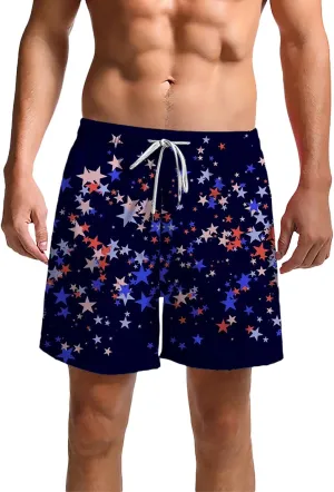Men's Swim Trunks Summer Shorts Sports Color Solid Plus Beach Dinosaur Men's Pants Mens Swimming Trunks Mens Board