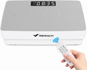 MERACH Vibration Plate Exercise Machine, Mini Vibrating Plate Machine for Women Men, Full Body Vibration Platform, Exercise Equipment for Home
