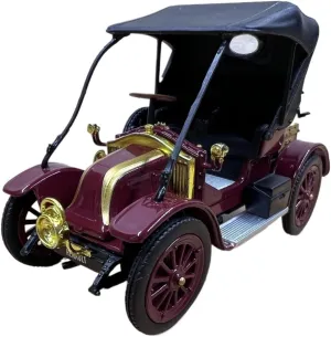 Metal Car Model 1:43 for Renault 1908 AX Simulation Car Model Classic Vehicles Collection Die Cast Vehicles