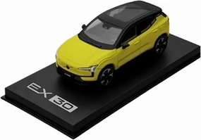 Metal Die Cast Toy Cars 1:43 for Volvo EX30 Alloy Car Model Adult Souvenir Static Display Hobby Toys CollectibleClassic for Home Or Office Décor(Yellow)