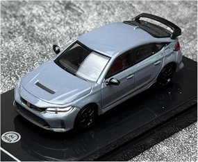 Metal Die Cast Toy Cars 1:64 for Toyota Civic Type R FL5 2023 Alloy Diecasts Alloy Vehicles Classic Cool Mini Sports Car Model Toy for Home Or Office Décor(Gray)