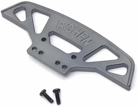 Metal Front Bumper for WTY 284131 K969 K979 K989 K999 P929 P939 Mini-Q RC01 1/28 RC Car Upgrade Parts Accessories - (Color: Gray)