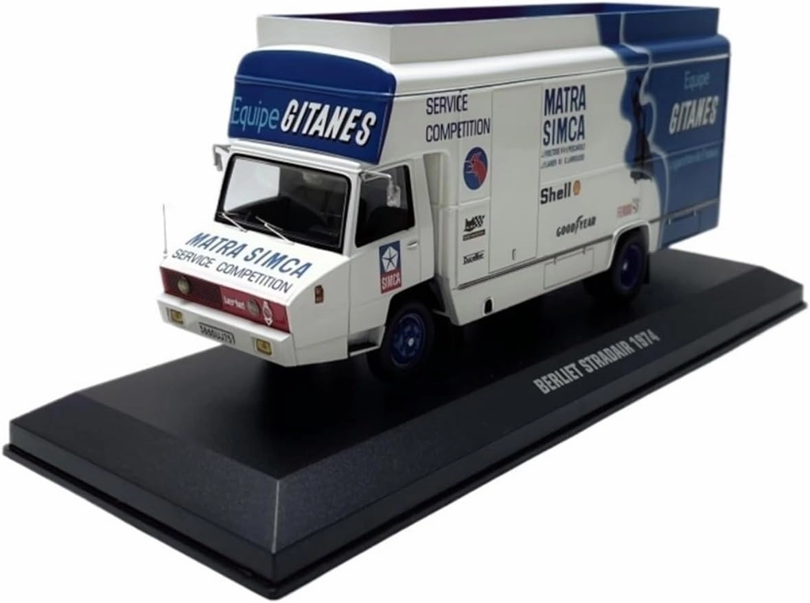 Metal Vehicles Toys 1/43 for Belleayre Transporter Van Resin Car Model Simca Matra Die Cast Adult Collection Home Or Office Décor