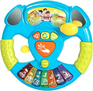 Milageto Interactive Car Steering Wheel Toy for Kids