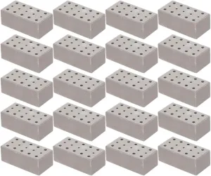 Mini Bricks 30pcs Tiny Bricks Wall Building Blocks Versatile Crafting Supplies for Dollhouse Flooring Tiles