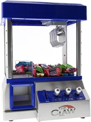 Mini Claw Machine For Kids – The Claw Toy Grabber Machine is Ideal for Children and Parties, Fill with Small Toys and Candy – Claw Machines Feature LED Lights, Loud Sound Effects and Coins