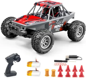 Mini RC Drift Car Remote Control Cars :Remote Control Cars Stunt Toys 2.4G All Terrain RC Car Double-Sided 360° Rotating RC Drift Truck Car for Boys Girls Birthday (Red)