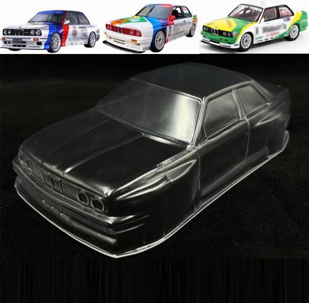 Mini-Z Lexan PC Clear Body Shell Set 98mm for 1/28 RC Car BMW E30 M3 Touring BB