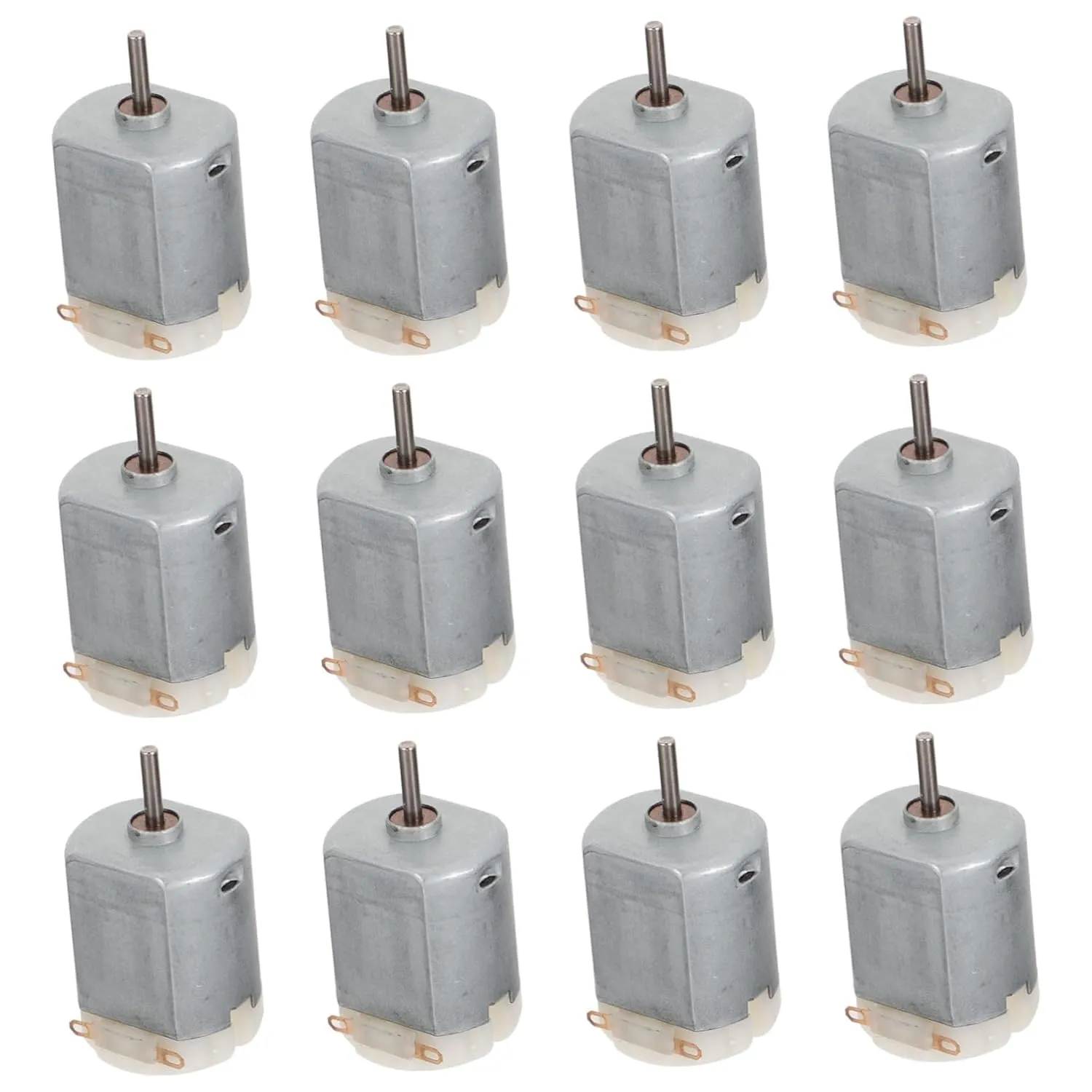 Miniature Dc Motor Set 12pcs Micro Motor for Boys and Girls Toy Car Mini Fan Automotive Sturdy Construction High Performance