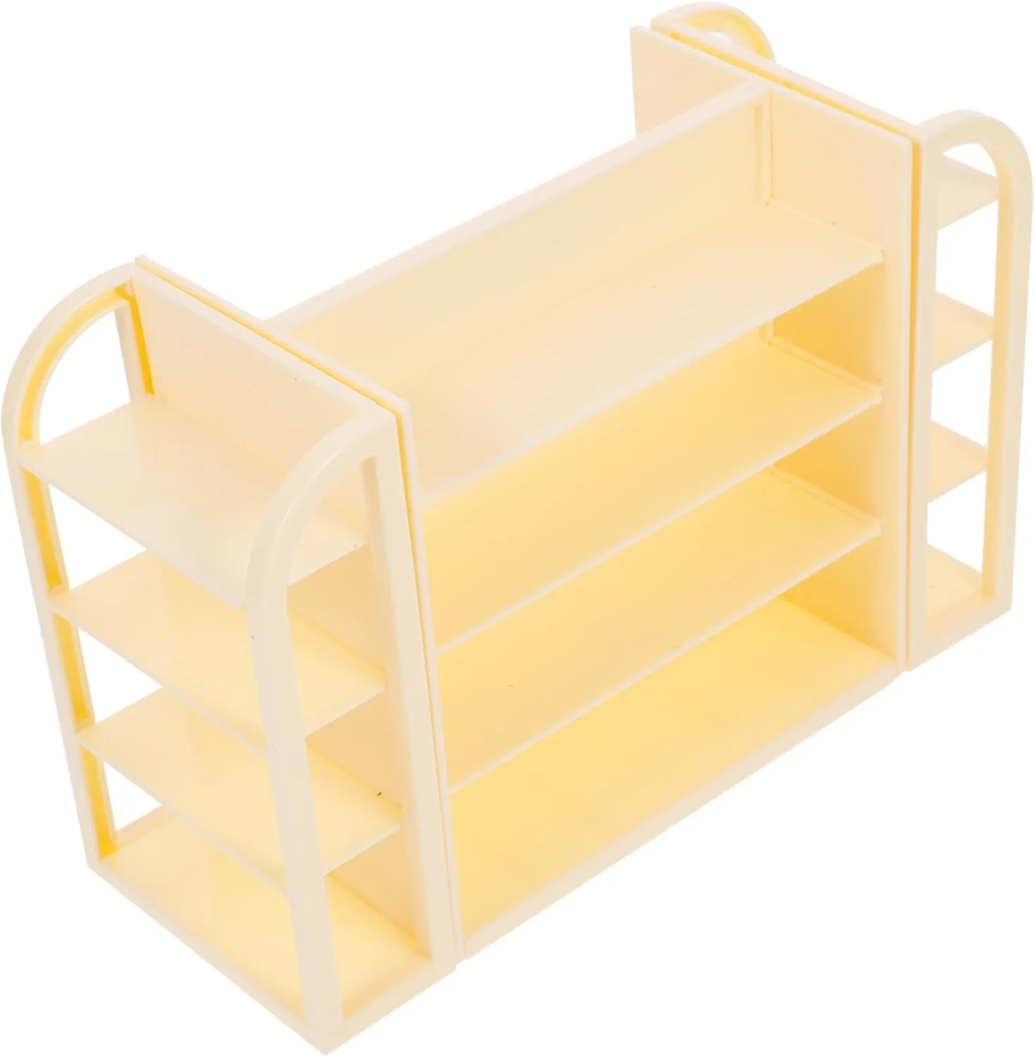 Miniature Supermarket Storage Rack Compact Doll House Furniture for Creative Play and Decoration Boys and Girls Rooms Garden and Living Spaces