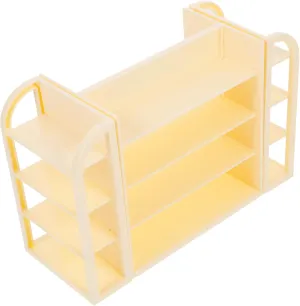 Miniature Supermarket Storage Rack Compact Doll House Furniture for Creative Play and Decoration Boys and Girls Rooms Garden and Living Spaces