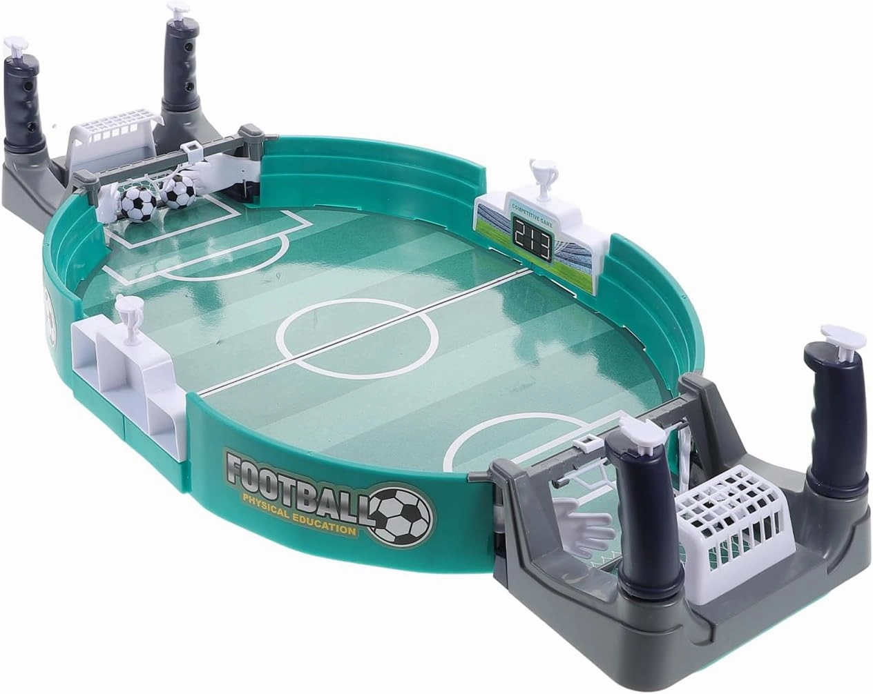 Mipcase Family Fun Indoor Soccer Game Mini Table Football Toys 4 Balls Interactive Desktop Game for Boys and Girls and Adults