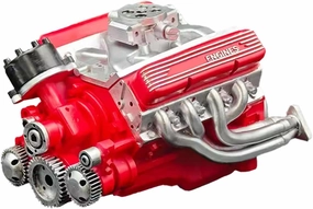 Model Engine Kit for Adults,Engine Collectible | Creative Resin Craft Desk Ornament for Display Home Garage Birthday Education Classroom Workshop Collector Workplace