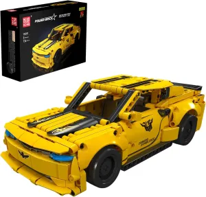 Mould King Cars Hellcat Pull Back Sports Car, 15081 Model Car Kits Toy for for 8  Kids Boys and Adult (736 Pcs)