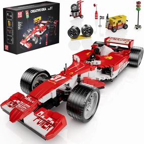 Mould King 10035 F1 Race Car Building Set, 1:12 Scale Formula 1 Model Car for 14  Kids and Adults, Collectible Sports Car Construction Set Build and Display Model for Home or Office Decor, 1603Pieces