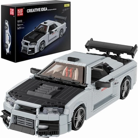 Mould King 10113 JDM Super Car Building Set - High Performance Classic Super Sports Model, 1471 Pieces MOC Race Car Kit for Adults and Kids, Collectible Sports Model