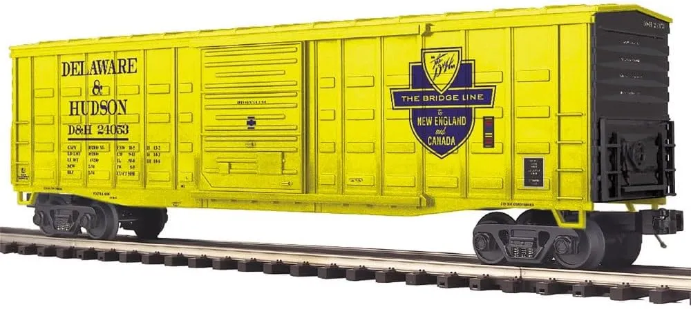 MTH Premier Delaware & Hudson 50' Waffle Side Box CAR O Gauge 20-93987 (24053)