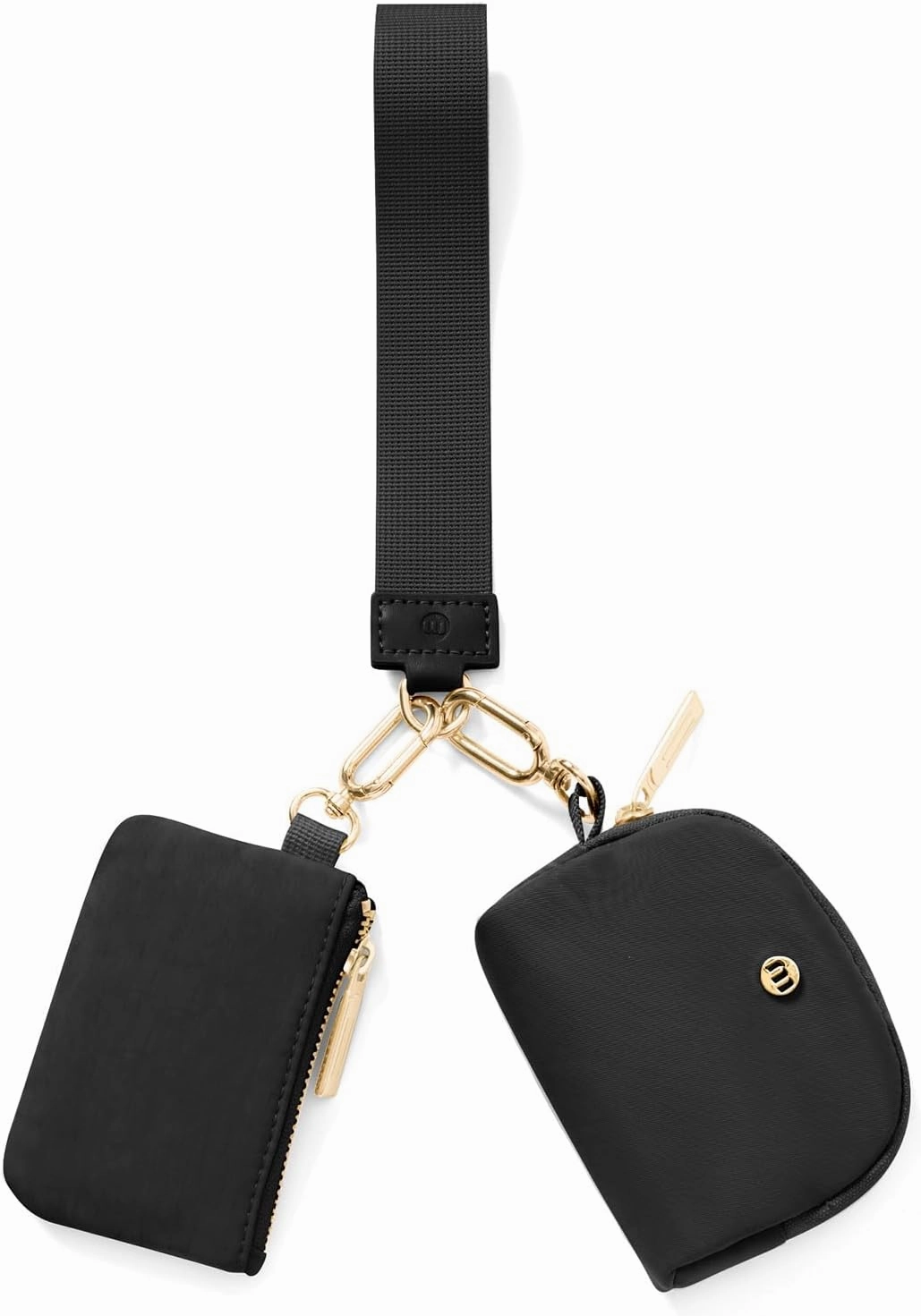 Mum's memory Mini Zip Around Wristlet Wallet for Women Dual Pouch Wristlet Portable keychain wallet Coin Purse Mini Women Coin Pocket
