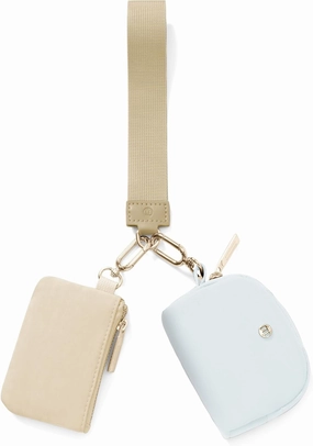 Mum's memory Mini Zip Around Wristlet Wallet for Women Dual Pouch Wristlet Portable keychain wallet Coin Purse Mini Women Coin Pocket