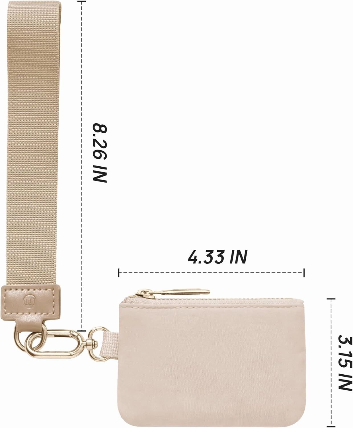 Mum's memory Mini Zip Around Wristlet Wallet for Women Dual Pouch Wristlet Portable keychain wallet Coin Purse Mini Women Coin Pocket