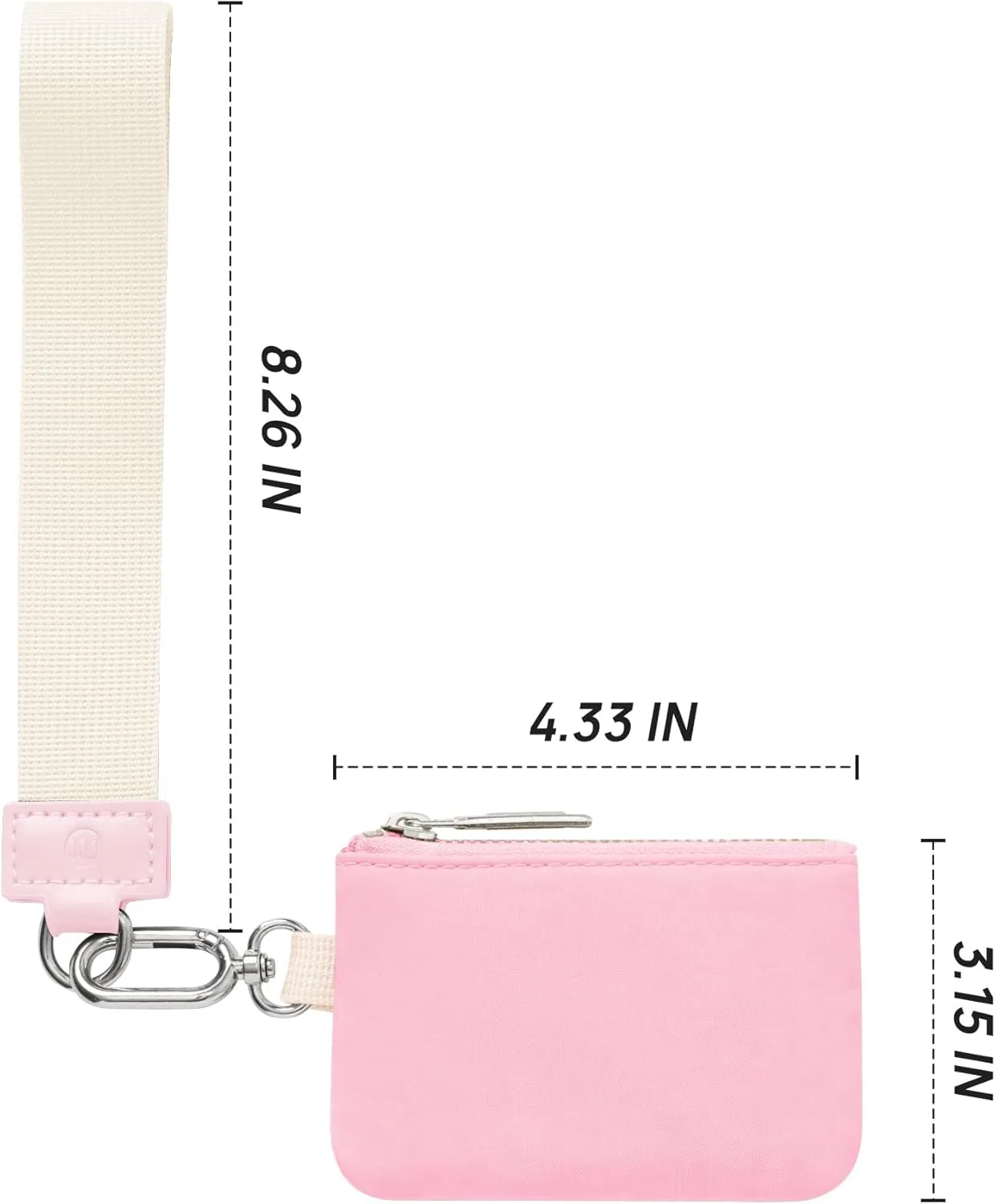 Mum's memory Mini Zip Around Wristlet Wallet for Women Dual Pouch Wristlet Portable keychain wallet Coin Purse Mini Women Coin Pocket